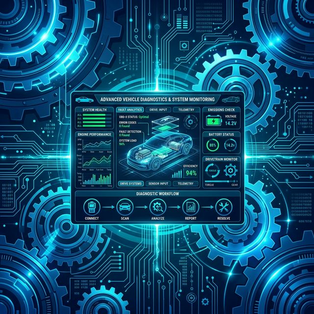 Futuristic Diagnostic Background